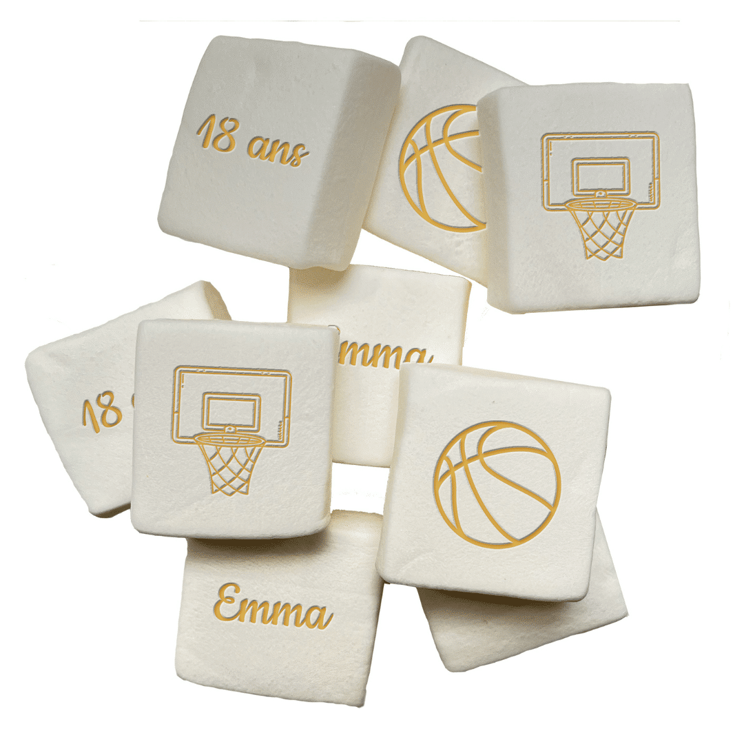 basquete de marshmallows