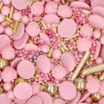 Granulado rosa glamouroso