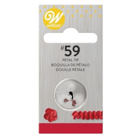 Bico de pétala Wilton nº 59 embalagem