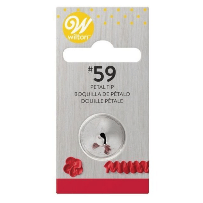 Bico de pétala Wilton nº 59 embalagem