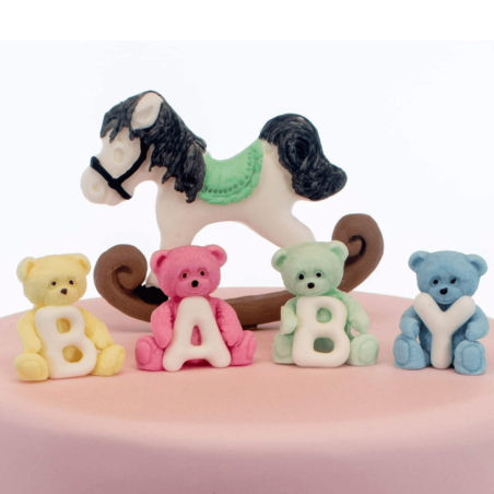 urso de pasta de açúcar