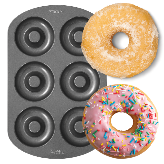 Forma de donut com 6 cavidades