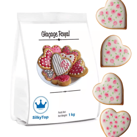 glacê real com biscoitos