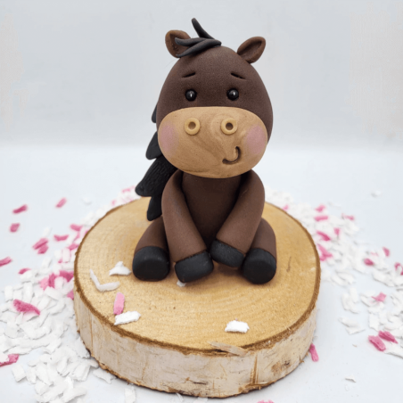 pasta de açúcar para modelagem de cavalos
