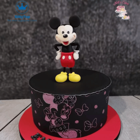 Bolo de pasta de açúcar do Mickey
