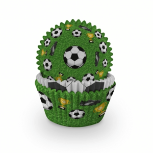 forminhas de cupcake com tema de futebol