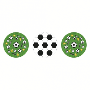 75 forminhas para cupcakes com tema de futebol