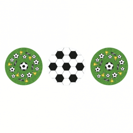 75 forminhas de cupcake de futebol