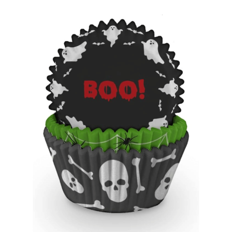 75 forminhas para cupcakes de Halloween