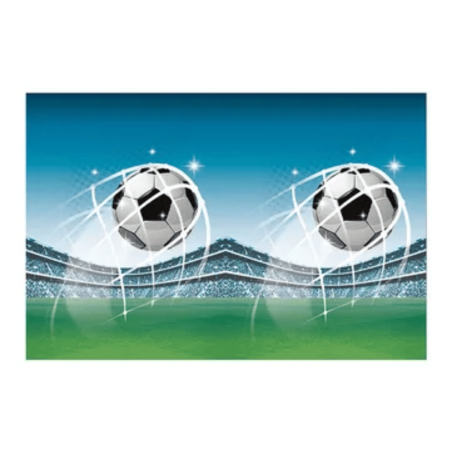 Toalha de mesa de futebol de plástico