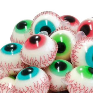 Doce de goma para os olhos de Halloween