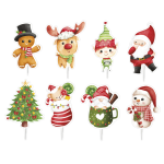 Topos de bolo Natal papel x16