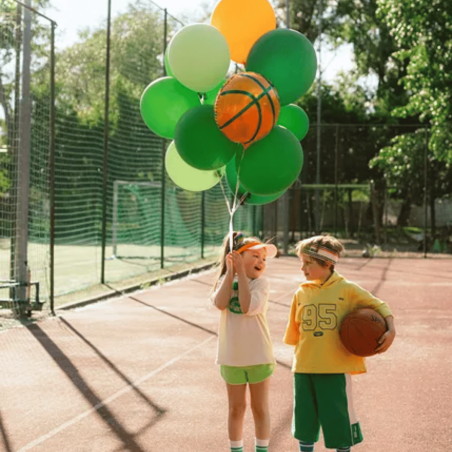 aniversário com tema de basquete