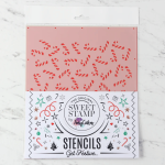 Estêncil de Bengala Doce para bolo de natal SweetStamp