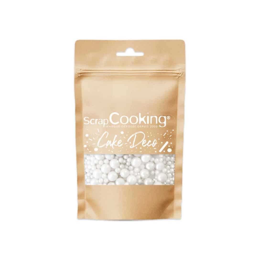 pérolas de açúcar branco para cozimento rápido
