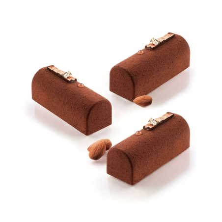 molde de silicone para mini troncos