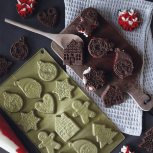 Molde de silicone para biscoitos de Natal ScrapCooking