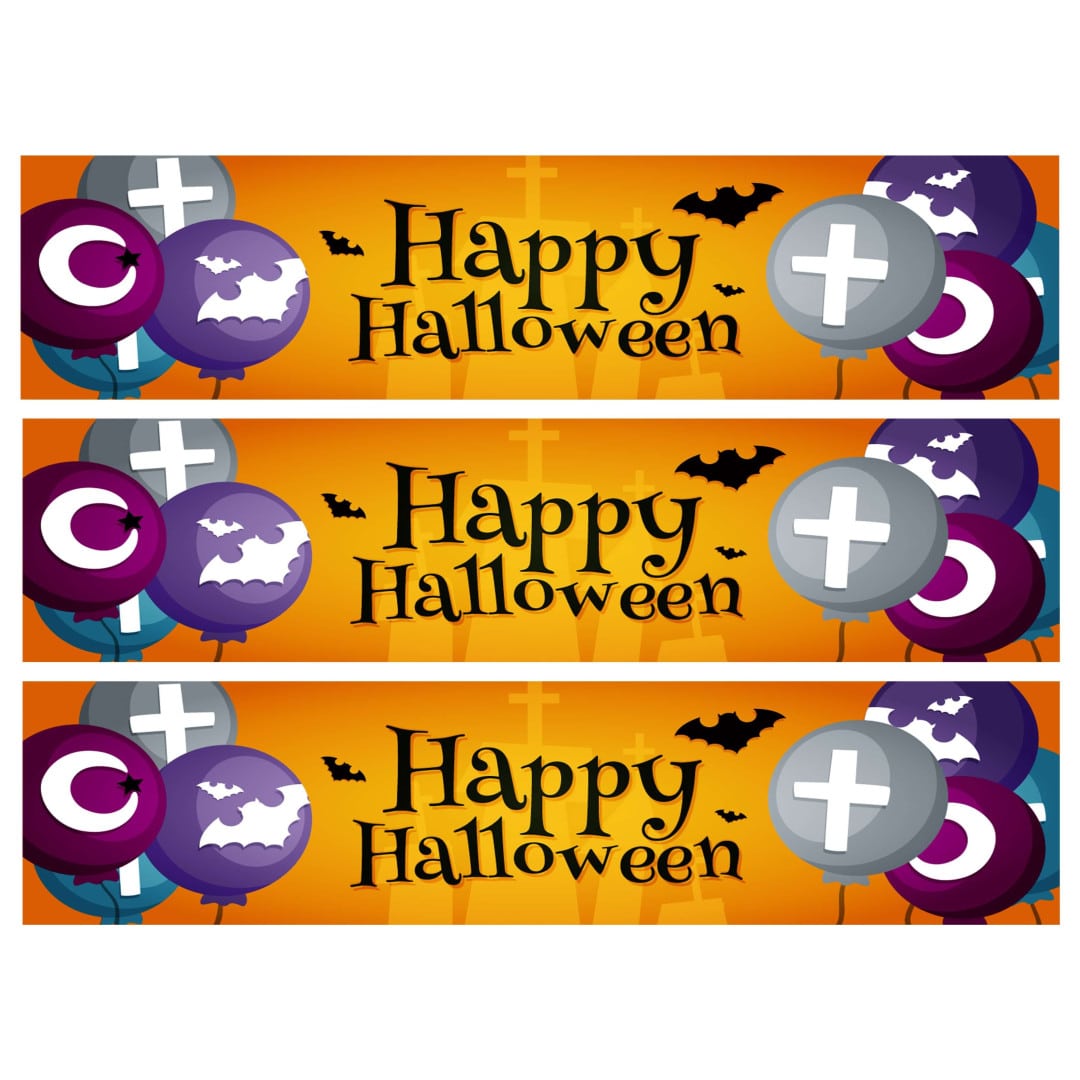 Contornos de bolo de açúcar de Halloween