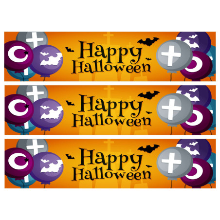 Contornos de bolo de açúcar de Halloween