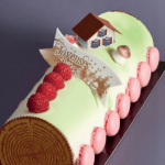 Decoração de hóstias - tronco de Natal - boas festas