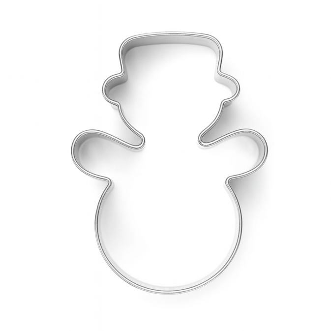 Cortador de biscoitos boneco de neve