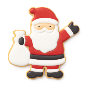 Papai Noel e seu cortador de biscoitos