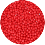 pérolas de açúcar vermelho para decoração de bolo