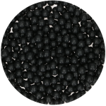 Pérolas de açúcar preto | Decoração de design de bolo