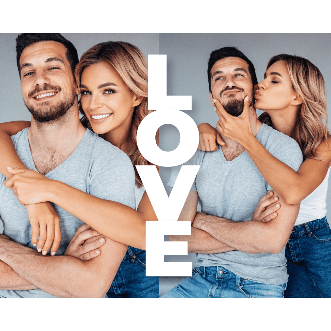 Foto comestível A4 amor