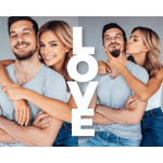 Foto comestível A4 amor