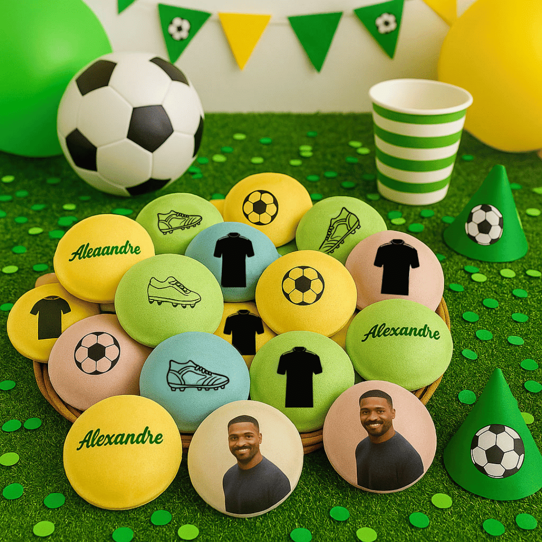 Discos de futebol personalizados