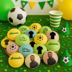 Discos de futebol personalizados