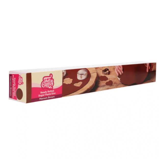 Rolo de pasta de açúcar marrom Ø 36 cm funcakes