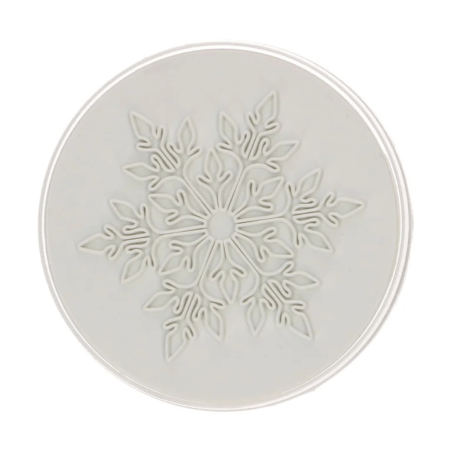 Emporte pièce flocon de neige plastique avec embosseur Wilton