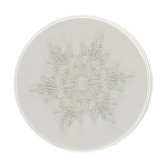 Emporte pièce flocon de neige plastique avec embosseur Wilton
