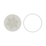 Emporte pièce flocon de neige plastique avec embosseur Wilton