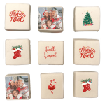 Marshmallows de Natal personalizados