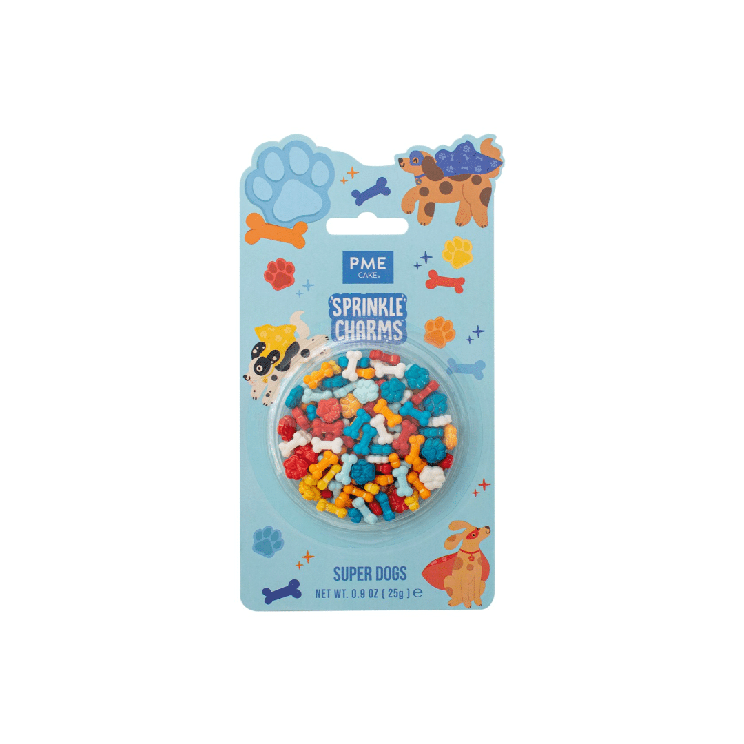 bolo de confeitos super-cães