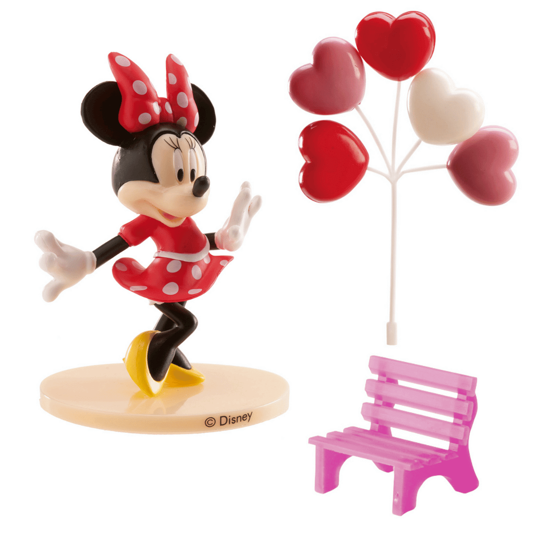 kit de decoração de bolo da minnie