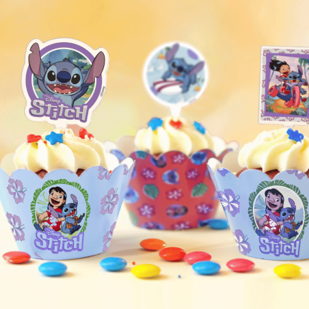 kit decoração de cupcake stitch