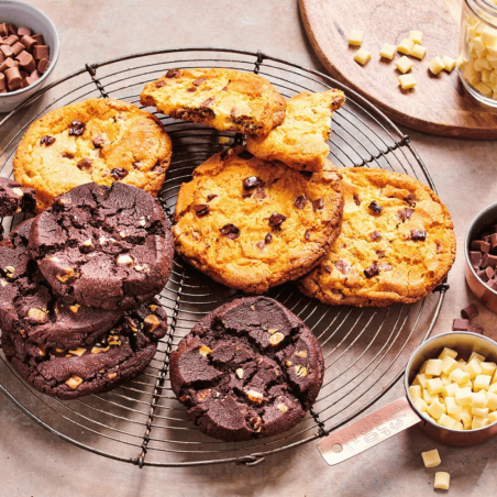 cookies com chocolate chunks branco
