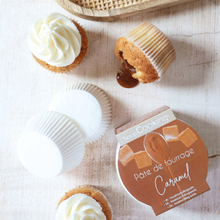 pasta de caramelo para recheio de cupcakes scrapcooking