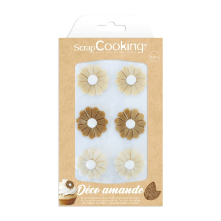 Margaridas de marzipã (Scrapcooking)