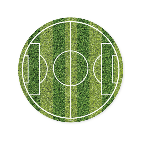 Disco de bolo em formato de bola de futebol americano - 15 cm