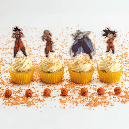 16 cake toppers Dragon Ball Z