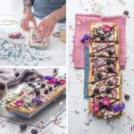 Tarte de frutas com forma retangular de aço Decora