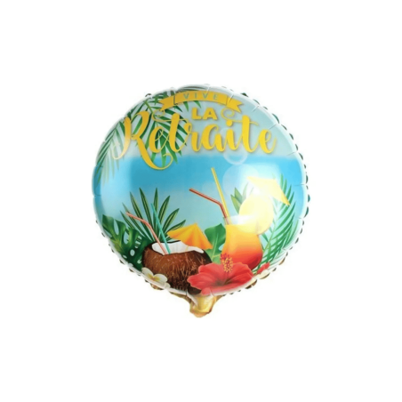 Balão de Feliz Aposentadoria - Decoração Festiva 45 cm