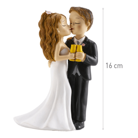 Altura-estatueta-casada-beijo