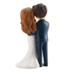 Figura de bolo de casamento - vista traseira