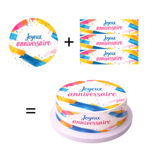 Kit de decoração de bolo de aniversário com preço baixo